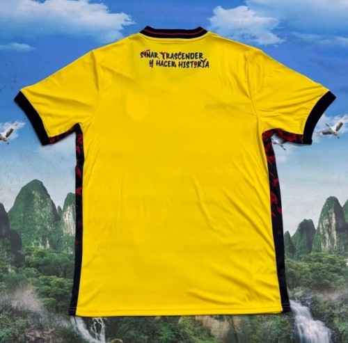 2026-27 Ecuador Home Yellow Fans Soccer Jersey
