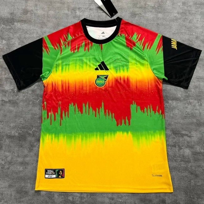 2026-27 Jamaica Yellow Red Special Edition Soccer Jersey