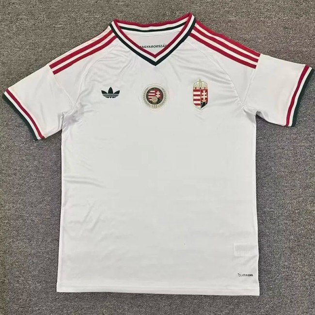 2026-27 Hungary Away White Soccer Jersey
