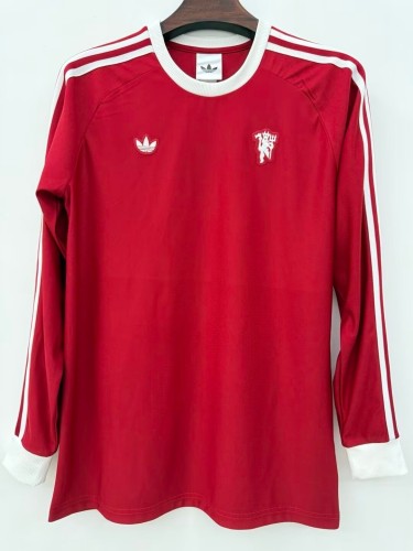 2026-27 Manchester United long-sleeved Red Soccer Jersey