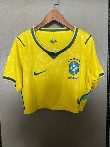 2026-27 Brazil Home Women Short Soccer Jersey