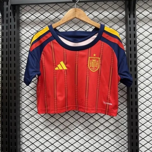 2026-27 Spain Home Women Short Soccer Jersey (女)