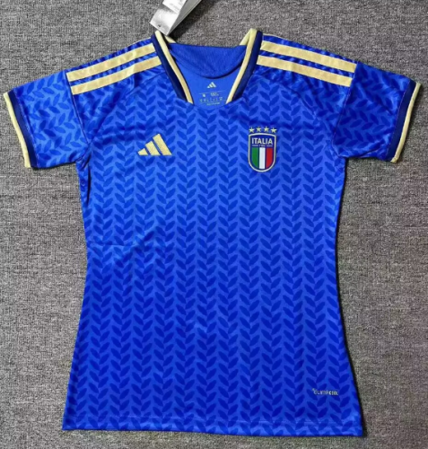 2026-27 Italy Home Blue Women Soccer Jersey (女)