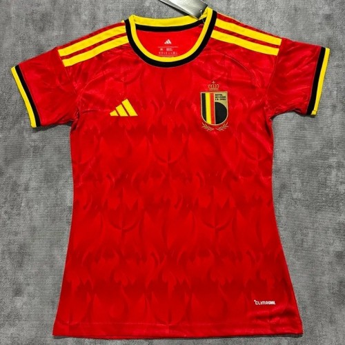 2026 Belgium Home Red Women Soccer Jersey