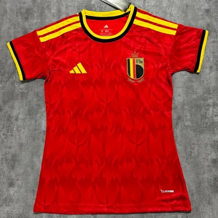 2026 Belgium Home Red Women Soccer Jersey