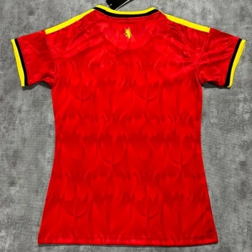 2026 Belgium Home Red Women Soccer Jersey