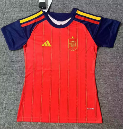 2026-27 Spain Home Red Women Soccer Jersey (女)