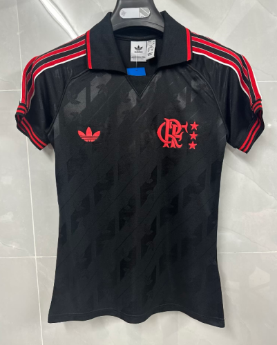 2025-26 Flamengo Black Women Soccer Jersey