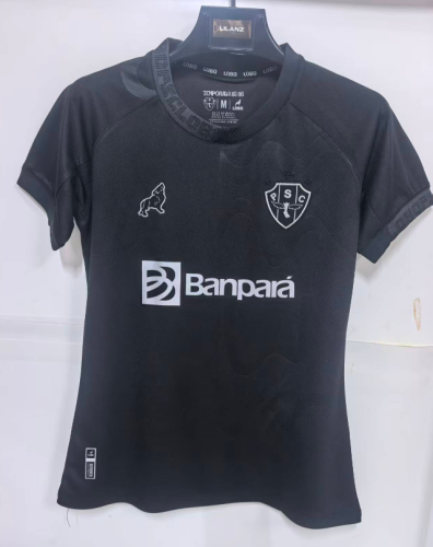 25-26 Paysandu Black Women Soccer Jersey