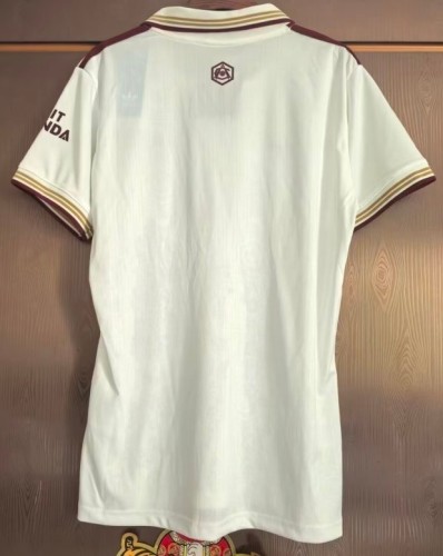 2025-26 Arsenal White Third Away Women Soccer Jersey
