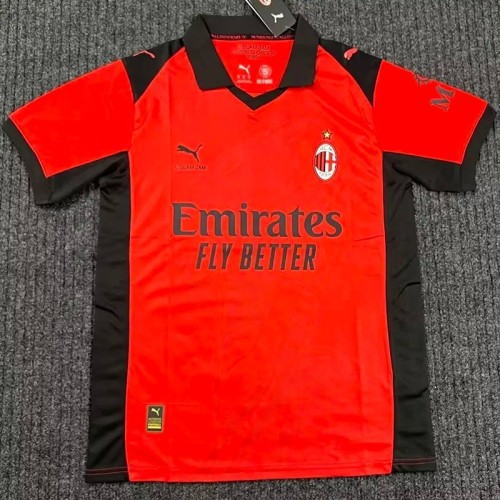 2026-27 AC Milan Fourth Away Red Soccer Jersey