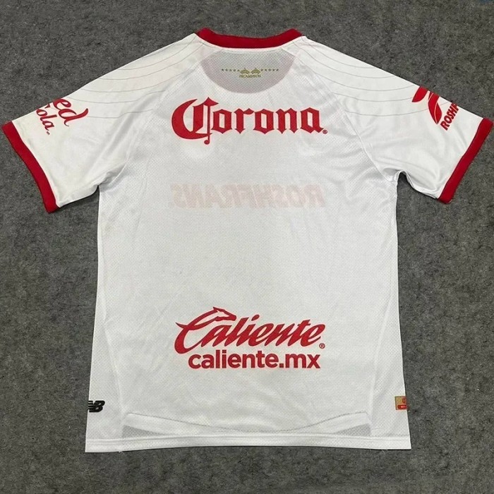 2025-26 Toluca White Soccer Jersey