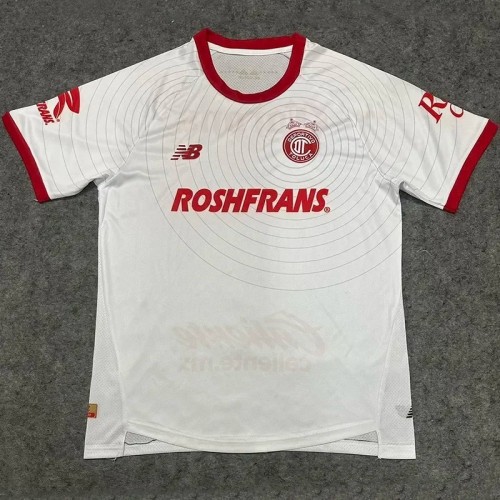 2025-26 Toluca White Soccer Jersey