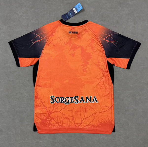 2025-26 Napoli Halloween Orange Color Football Training Shirt