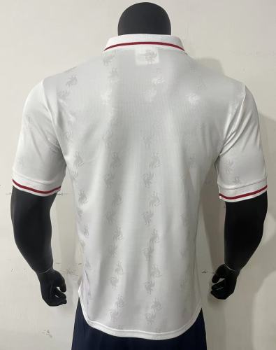 1996-97 Liverpool's Away White Soccer Jersey