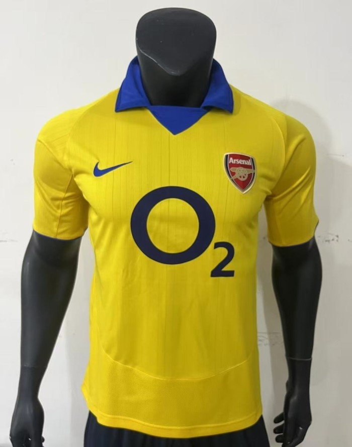 2003-04 Arsenal Away Retro Edition Soccer Jersey