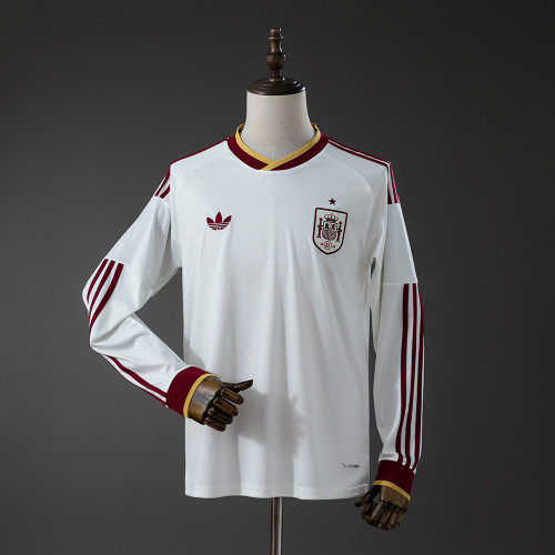 2026 Spain Away Long Sleeve Soccer Jersey