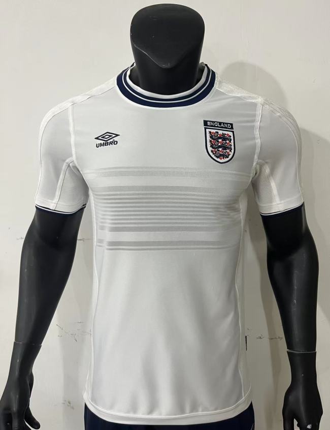 1999-2001 England Home Retro Soccer Jersey
