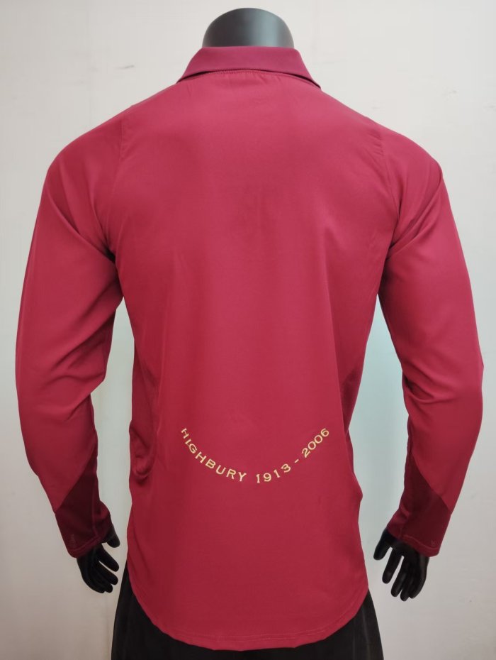 2005-06 Arsenal Away Retro Long Soccer Jersey