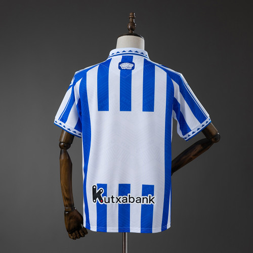 2025-26 Real Sociedad Retro Style Soccer Jersey