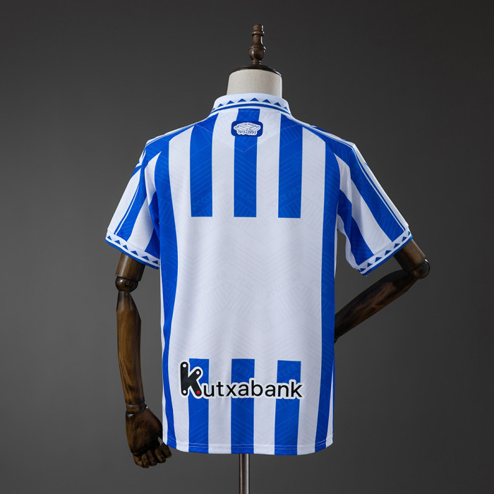 2025-26 Real Sociedad Retro Style Soccer Jersey