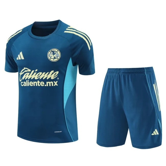 2025-26 Club America Lake Blue Training Short Suit