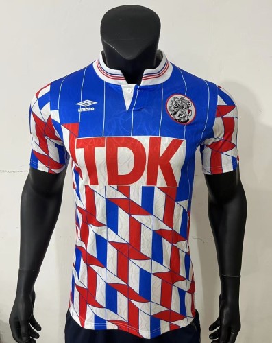 1989-90 Ajax Away Retro Soccer Jersey
