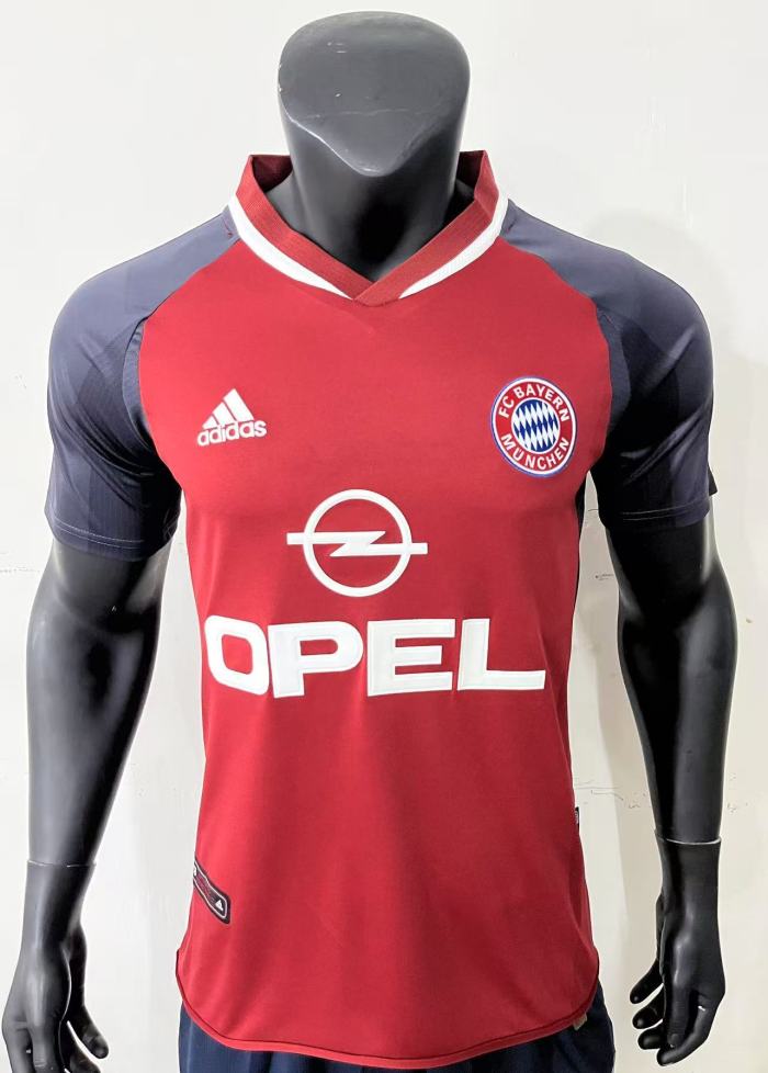 2001-02 Bayern Munich Home Soccer Jersey