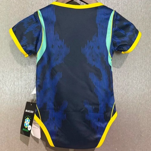 2026-27 Brazil Away Baby Infant Crawl Suit