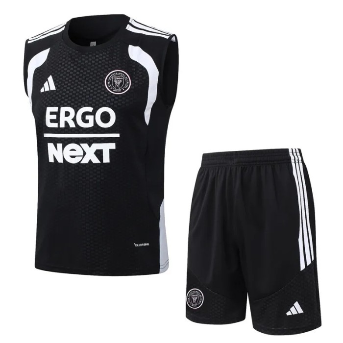 2026 27 Inter Miami Black Vest Training Short Set