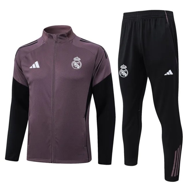 2026-27 Real Madrid Greyish Purple Jacket Tracksuit