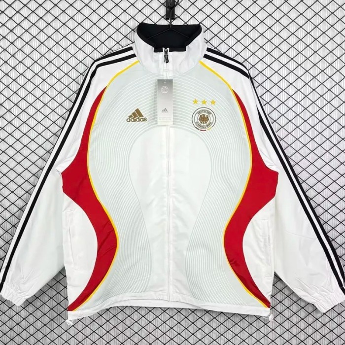 2006 Germany White Retro Windbreaker
