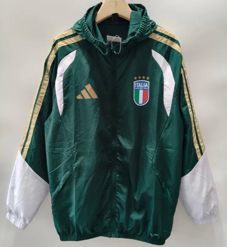 2026-27 Italy Green Windbreaker