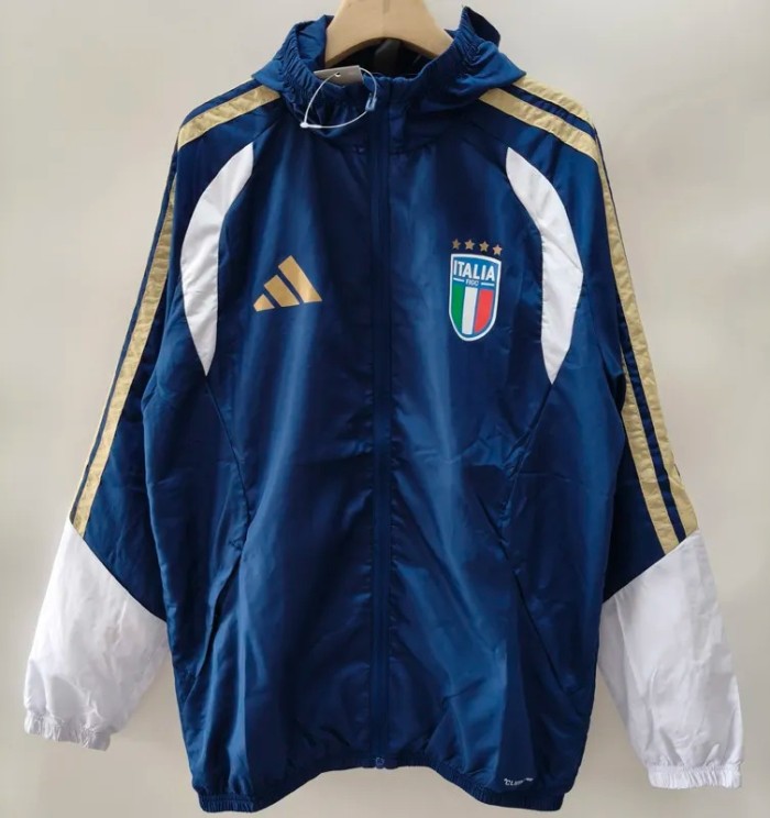 2026-27 Italy Royal Blue Windbreaker
