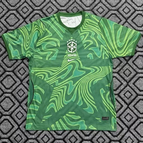 2026-27 Brazil GoalKeeper Green Soccer Jersey