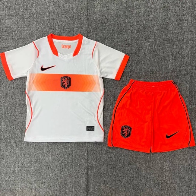 2026-27 Netherlands Away Kids Soccer Jersey