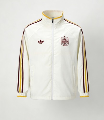 2026-27 Spain White Red Jacket Tracksuit