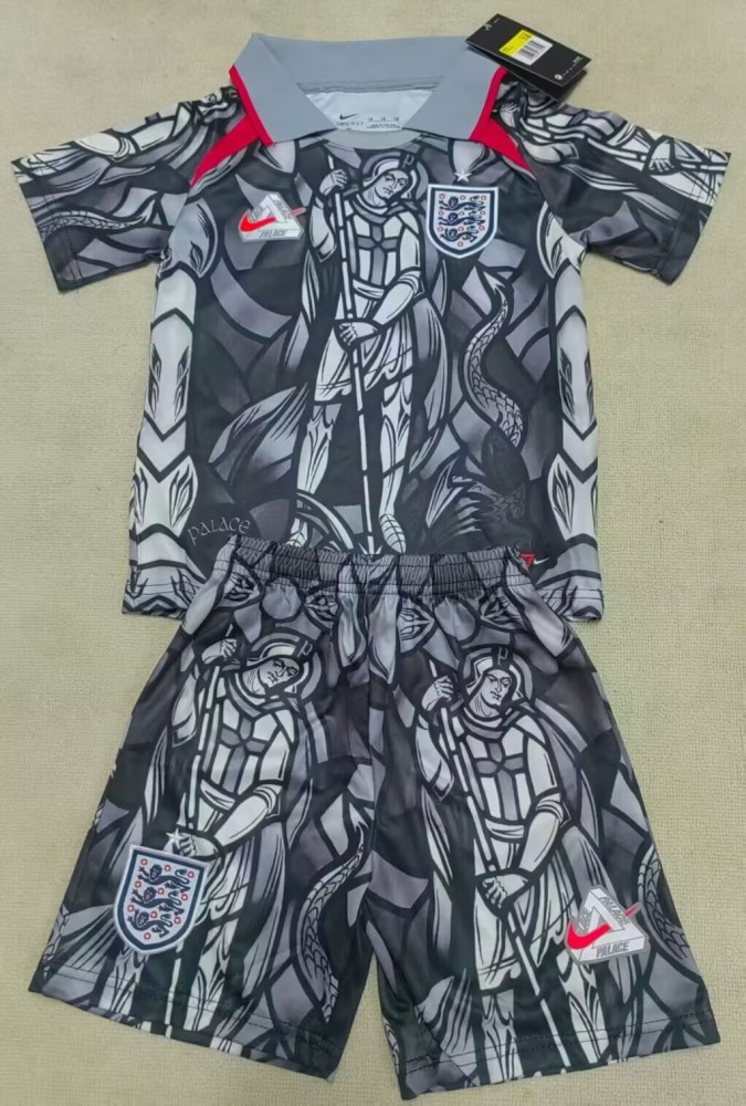 2026-27 England Commemorative Edition Kids Soccer Jersey