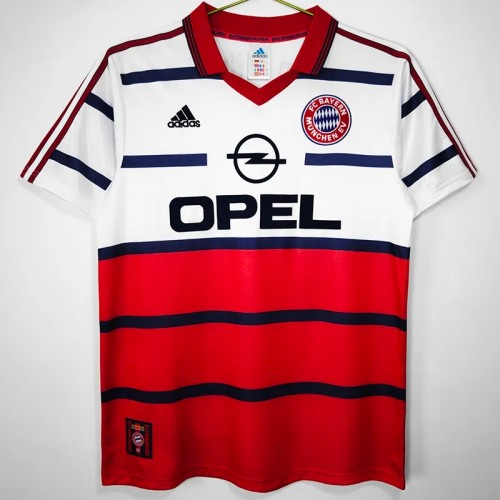 1998-2000 Bayern Munich Away Retro Soccer Jersey
