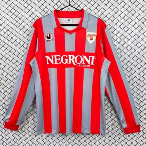 1995-1996 Cremonese Home Long Sleeve Retro Soccer Jersey