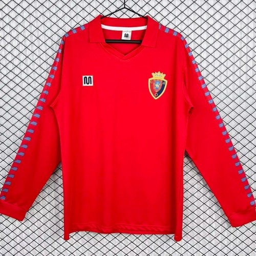 1983 Osasuna Home Long Retro Soccer Jersey