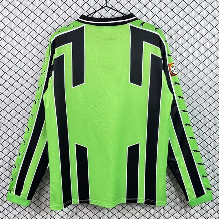 1999-2000 Wolfsburg Away Long Retro Soccer Jersey
