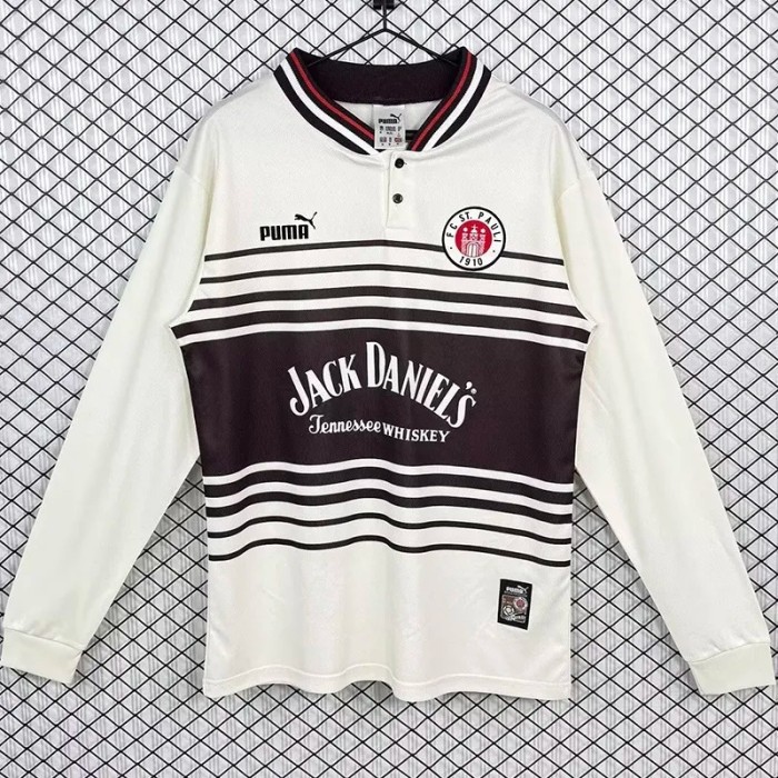 1997-1998 ST PAULI Home Long Retro Soccer Jersey