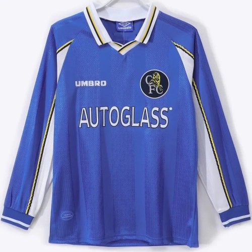 1997-1999 Chelsea Home Long Retro Soccer Jersey
