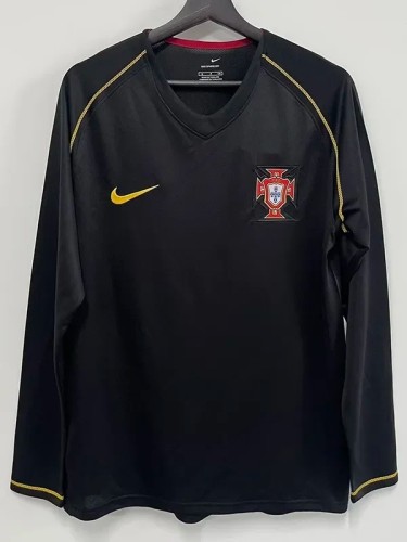 2006 Portugal Away Long Retro Soccer Jersey