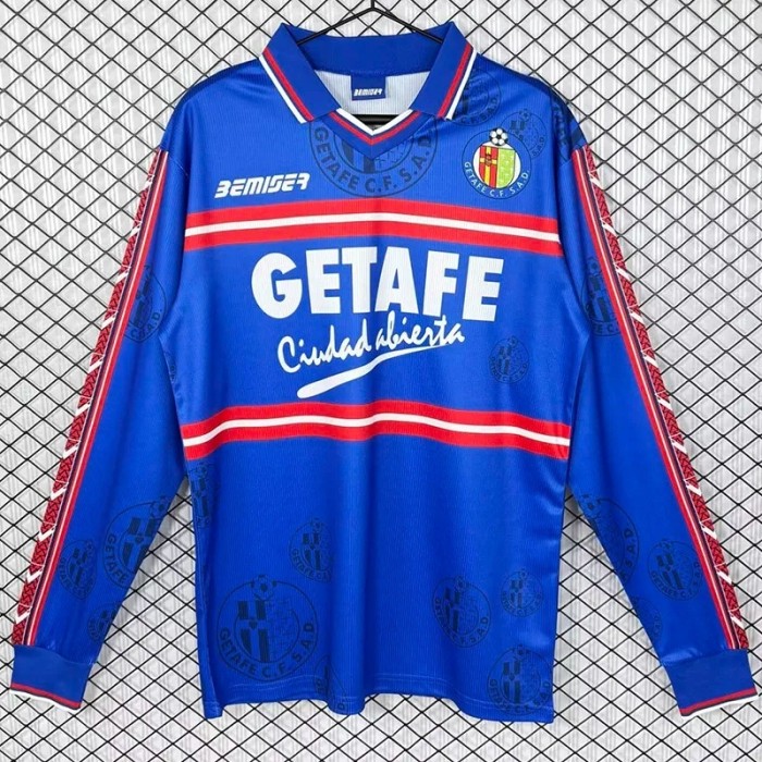 1998-1999 Getafe Home Long Retro Soccer Jersey
