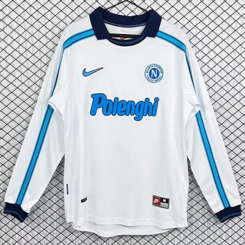 1998-1999 Napoli Away Long Retro Soccer Jersey