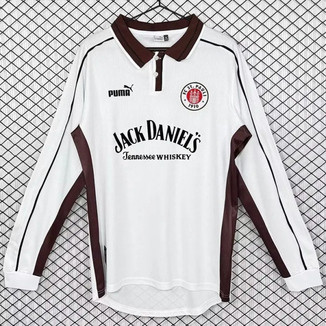 1999-2000 ST PAULI Home Long Retro Soccer Jersey