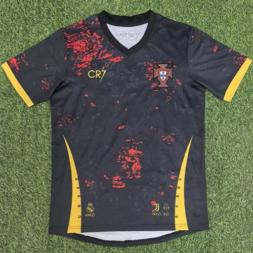 2026-27 Portugal Red-Black Soccer Jersey