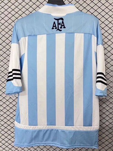 2006 Argentina Retro Version Soccer Jersey